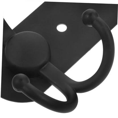 Homoyoyo Wall Mounted Multi-Functional Hooks for Bathroom Kitchen and Home Towel and Coat Hangers Easy to Install for Organizing Keys Purses and More