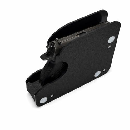 XARVO Magnetic Pistol Rack for Gun Safe, Modular Handgun Holder Organizer, Soft Foam Scratch-Free Storage Expandable Fits Most Pistols Revolvers Slots Shelf Accessory Firearm