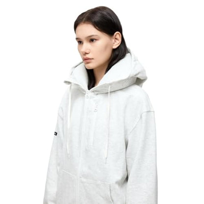 Pillowdy Travel Hoodie with Built-In Inflatable Neck Pillow for Flights - color: Gray Hoodie, size: Medium
