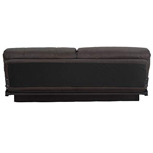 RecPro Charles RV Jackknife Sofa | Love Seat | Sleeper Sofa | Length Options 62", 68", 72" (72 Inch, Chestnut) - color: Chestnut, size: 72 Inch