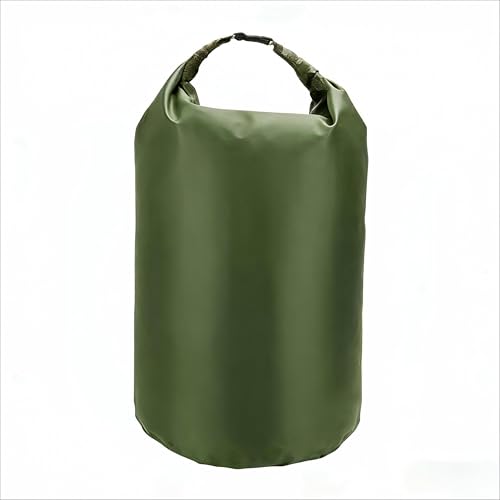CMCOOPLX 10L/20L/40L/70L Waterproof Dry Bags, Lightweight Canoe Storage for Kayaking Rafting Boating Hiking Camping Travel Fishing Sea Swimming - color: Army Green, size: 70L
