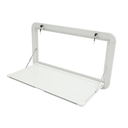 Wall Mounted Folding Table for RV, Foldable Caravan External Table, Folding Table External Hanging Table,Camper Van Picnic Table, Hanging Dining Table for Caravans, Vans, Truck Campers