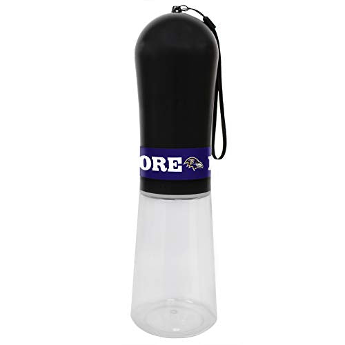 Dog Water Bottle. NFL Baltimore Ravens PET Water Bottle. Best Cat Water Bottle. Water Fountain Dispenser for Dogs & Cats. - color: Baltimore Ravens