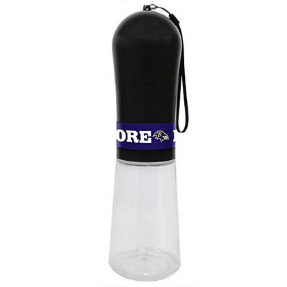 Dog Water Bottle. NFL Baltimore Ravens PET Water Bottle. Best Cat Water Bottle. Water Fountain Dispenser for Dogs & Cats. - color: Baltimore Ravens