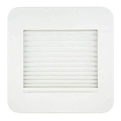 AP PRODUCTS A1W-15201612 RV WINDOW VENT SHADE; WHITE