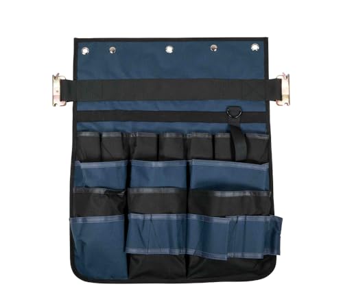 Mytee Products E-Track Hanging Tool Organizer - Enclosed Trailer Wall Hanging Pocket Tool Organizer - E-Track Accessories for Enclosed Trailer, Workshop, & Garage - Multi Pockets Tool Organizer