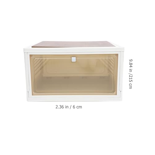 VICASKY Collapsible Camping Storage Box with Lid 25l Folding Lidded Storage Bin with Wooden Base Outdoor Car Trunk Organizer for Clothes and Gear