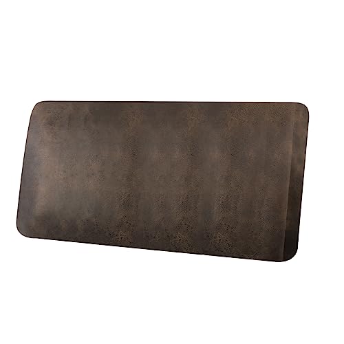 ANARACHON Leather Look Couch Cushion Covers Sofa Seat Slipcovers Sets Couches Furniture Protector for Sectional Armchair Loveseat Pets Kids Stretch Spandex Fabric (1 Cushion Loveseat, Brown) - color: Brown, size: 1 Cushion Loveseat