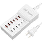 USB Charging Station 50w10A 12 Ports Multiple Charging Block, USB C Strip for iPhone 13/14/15/16/17/Smartphone/Tablet/Watch/Headphones and Multiple Charger Plug - size: 50W 12 Port