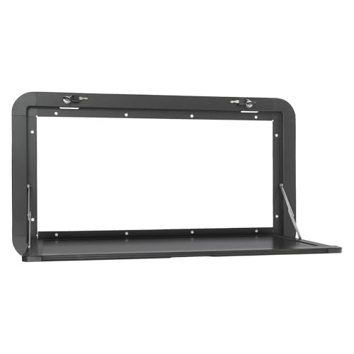 RV Foldable Table,800x450mm Folding Table, Lockable Wall Table Kit Outdoor Picnic Wall Mounted Table Rv，for Vans, Trucks, Campervans, Trailers