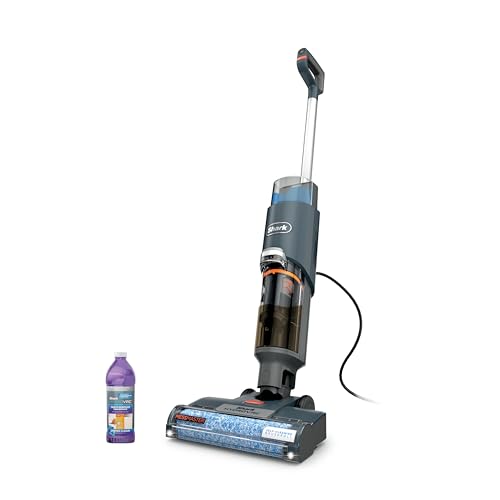 Shark HydroVac MessMaster Wet Dry Corded Vacuum Cleaner, 3-in-1 Multi-Surface Vacuum Mop & Self-Cleaning System, Lightweight, Powerful Suction, for Hard Floors & Area Rugs, Navy, WD161 - style: Corded w/ Essential