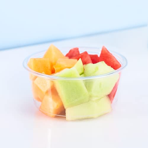 Karat 12oz PET Round Deli Container (117mm), FP-DC12-PET - 500 ct - size: 12oz