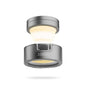 NEBO Poppy Puck Pocket Lantern | Compact 2-in-1 Mini Lantern, 300 Lumen, Rechargeable, 3 Light Modes, Magnetic Base & Hanging Hooks - Light Gray - color: Light Gray