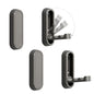 4PCS Foldable Wall Hooks, Flip Down Design with 40 lbs Heavy-Duty Capacity, Retractable Wall Hooks for Bathroom, Bedroom & Entryway Space Saving (Gray) - color: Gray, size: 4 Hooks