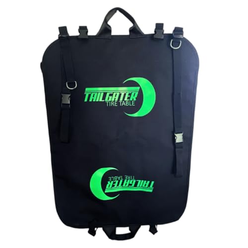 Tire Table Camp Organizer Hanging Storage Bag | 8 Large Pockets | Weatherproof Cover | Heavy-Duty Polyester Cordura Construction | Compact & Adjustable | 28.5" x 21.5" x 6"-10"