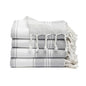 Cotton Turkish Beach Towel with Towels Oversized 36"x72" Pool Absorbent Extra Large Quick Dry Sand Travel Towel (Light Grey, 4 Pack) - color: Light Grey, size: 4 Pack