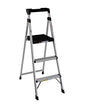 Cosco 3-Step Lightweight Aluminum Folding Step Ladder with Non-Marring Leg Tips, Slip-Resistant Platform, ANSI Rated 225 lbs, Home Furniture and Furnishings - style: 3 Step