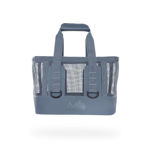 MISSION Boat Gear CASSI Heavy-Duty Outdoor Tote and Waterproof Marine-Grade Mesh Boat Bags - color: Steel Blue, size: 23 Liter