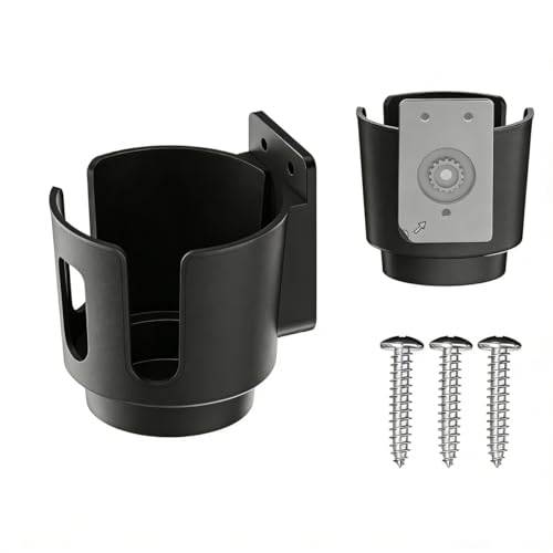 Multi-Size Wall Mount Cup Holder, Beer/Can/Drink/Wine Bottle Holder, Can Hold Mugs for Cars, Trucks, RVs, Vans, Boats