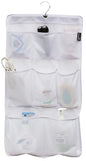 MISSLO 8 Pockets Mesh Shower Organizer Hanging Caddy with Rotating Hanger Quick Dry Bathroom Storage (White)