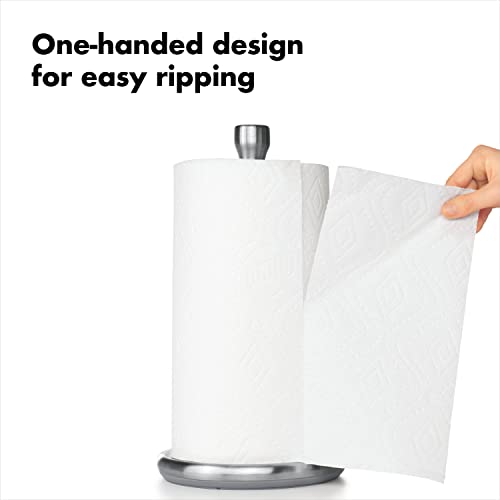 OXO Good Grips Steady Paper Towel Holder Countertop,(Pack of 4) - size: One Size (Pack of 4)