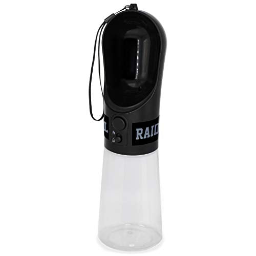 Dog Water Bottle. NFL LAS Vegas Raiders PET Water Bottle. Best Cat Water Bottle. Water Fountain Dispenser for Dogs & Cats. - color: Las Vegas Raiders