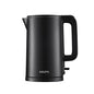 KRUPS 1.5L Electric Kettle Stainless Steel Cool Touch Interior, Fast Boiling, One Cup in 80 Seconds, Double Wall, Auto Off, Keep Warm, Hot Water Kettle Electric, Cordless, Black/White - style: Cool Touch Kettle