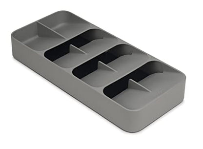 Joseph Joseph DrawerStore Compact Utensil Organizer For Kitchen Drawer Silverware, Flatware Tray, Grey - size: Large, style: Flatware Organizer