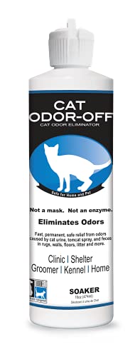 Thornell Cat Odor-Off Pet Odor Eliminator Spray – Original Scent 16oz Ready to Use Cat Urine Odor Eliminator Spray for Pet Urine Odor, Tomcat Spray & Feces on Carpet, Litter Boxes & More - size: 16 Fl Oz (Pack of 1)
