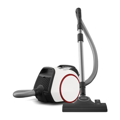 Miele Boost CX1 PowerLine SNRF0 Bagless Canister Vacuum Cleaner in Lotus White, Compact - color: Lotus White