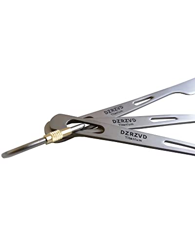 Titanium Spork and Spoon, 6.8" Camping Spork and Soup Spoon, Ultra-Light Eco-Friendly Travel Cutlery Set