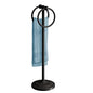 BGL Hand Towel Holder Stand for Bathroom, Hand Towel Stand for Bathroom Counter, Free Standing Towel Racks for Bathroom with Weighted Wood Base,19" High-Oil Rubbed Bronze - color: Oil Rubbed Bronze