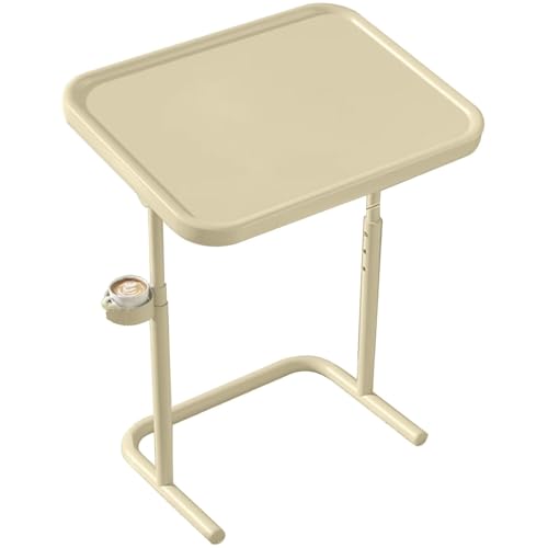 RV Folding Table, Foldable Dinette Table with Adjustable Height, for Home RV Conversion Vehicles, Outdoor Camping Picnic(Beige) - color: Beige