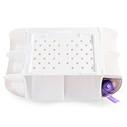 Munchkin® Diaper Change Organizer, Green/white - size: 14 Piece Set