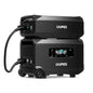 OUPES Guardian 6000 Dual Battery System: 9216Wh Power Station with 6000W Output, 120V/240V Dual Voltage, Expandable Home Backup with Transfer Switch Ready & App Control - style: Guardian 6000+G5 Battery