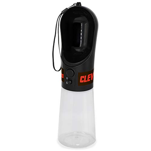Dog Water Bottle. NFL Cleveland Browns PET Water Bottle. Best Cat Water Bottle. Water Fountain Dispenser for Dogs & Cats. - color: Cleveland Browns