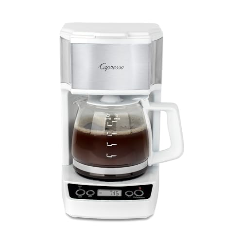 Capresso 5-Cup Mini Drip Coffee Maker, White - color: White