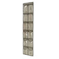 Closet Shoe Organizer Behind Door Hanging Closet Kids Shoe Rack with 12 Clear Large Pockets (12 Pockets-Grey) - color: 12 Pockets-Grey