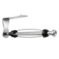 SetSail Paper Towel Holder, Paper Towel Holder Under Cabinet with Adjustable Damper Easy Tear Wall Mount Self-Adhesive or Drilled for Kitchen Bathroom, Silver - color: Silver