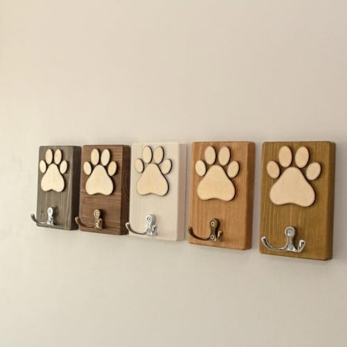 AICHENG Personalized Dog Leash Holder for Wall