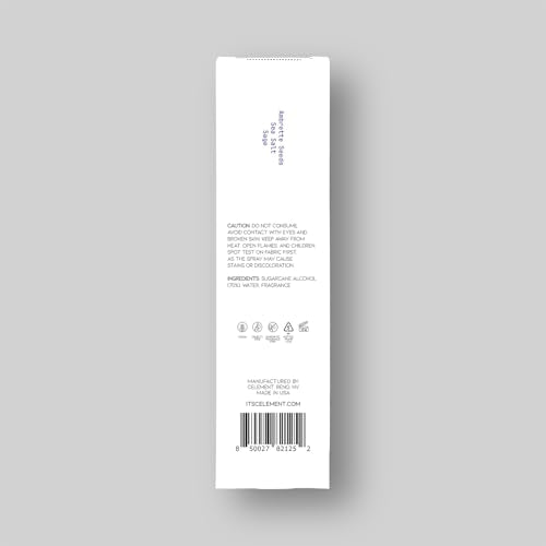 In Your Glow Fabric & Room Mist Spray– Long-Lasting Clean Scent, Unisex Luxury Fragrance & Odor Eliminator, 100ml- D006 WOOD SAGE SEA SALT