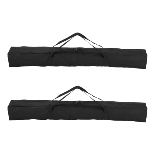 HARFINGTON 2pcs Camping Chair Replacement Bag 35.4" x 3.5" Folding Chair Carry Bag Oxford Cloth Storage Tent Bag with Handle Strap for Travel Outdoor Camping Sports, Black - size: 35.4" x 3.5"