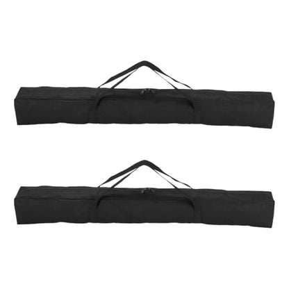 HARFINGTON 2pcs Camping Chair Replacement Bag 35.4" x 3.5" Folding Chair Carry Bag Oxford Cloth Storage Tent Bag with Handle Strap for Travel Outdoor Camping Sports, Black - size: 35.4" x 3.5"