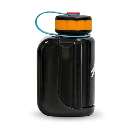 OllyDog OllyBottle Tritan Water Bottle with Detachable Dog Bowl | BPA Free Leakproof | 20oz | Share Water with Your Dog | Hiking Travel Camping (600ML, Chromatic) - color: Chromatic, size: 600ML