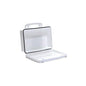 Kemp USA 10 Capacity Unit Plastic First Aid Kit Box with Weather-Resistant Gasket Empty Mountable Medical Storage Case Durable Living Hinge & Secure Clasps (Small) - size: Small