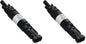 Renogy 15A Male and Female Connector Waterproof in-Line Fuse Holder w/Fuse, Black (Pack of 2) - size: 15 A (Pack of 2)