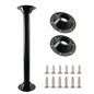 PACEWALKER 27" RV Table Legs and Bases Aluminum RV Table Base Mount Bases and Legs,RV Dinette Pedestal for RV, Boat, Outdoors, Dock, Camper for Camper and Deck Trailer Motorhome