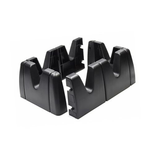 SHERCHPRY Car Trunk Fence 6-Piece Set with Mounting Brackets for Suv Truck Minivan Cargo Organizer and Storage Divider with Hook and Loop Straps - color: Black, size: medium