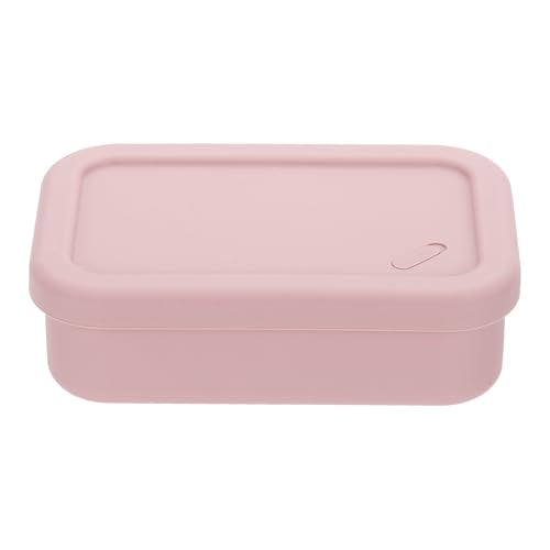PATIKIL Leakproof Travel Soap Case, Silicone Travel Soap Container with Draining Layer Portable Bar Soap Holder for Bathroom Camping Gym, Pink - color: Pink