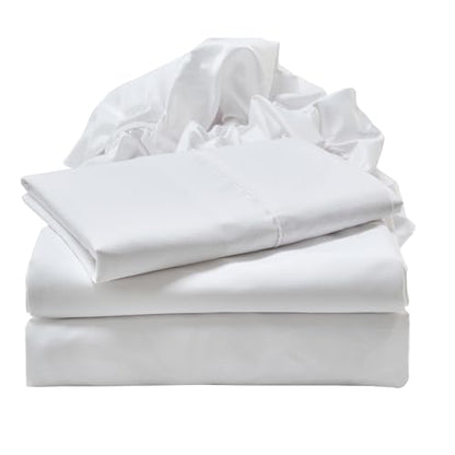 Kingnex 30x75x9 RV Bunk Sheets Set for Narrow Twin Bed Soft Brushed 1800 Microfiber 3 Piece Bedding Set Includes 1 Cot Size Fitted Sheet 1 Flat Sheet 1 Pillowcase Cot White - color: White, size: Cot 30x75 RV Bunk Set